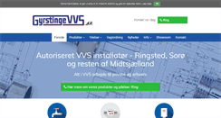 Desktop Screenshot of gyrstingevvs.dk